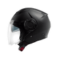 Casco moto Jet CMS PLAIN S-Jet 2.0 Black Matt - URA Moto