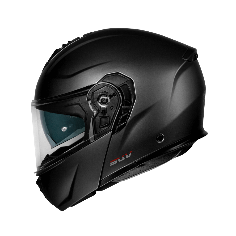 Casco moto Modular CMS SUV Plain Black Matt - URA Moto