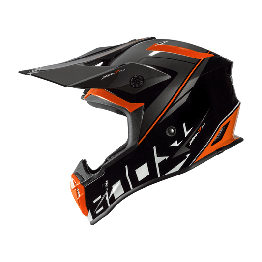 Casco moto Cross CMS XR-7 PRO BOOST Orange - URA Moto