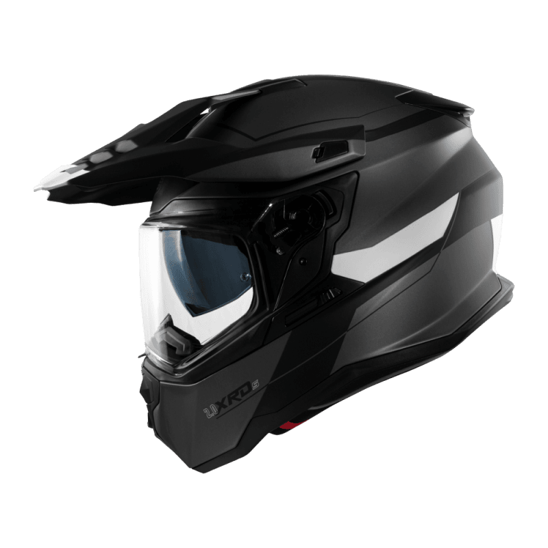 Casco Integral CMS XRDS 2.0 RIDGE ICE WHITE MT – Deportivo Blanco Mate con Visor Solar y Homologación ECE 22.06