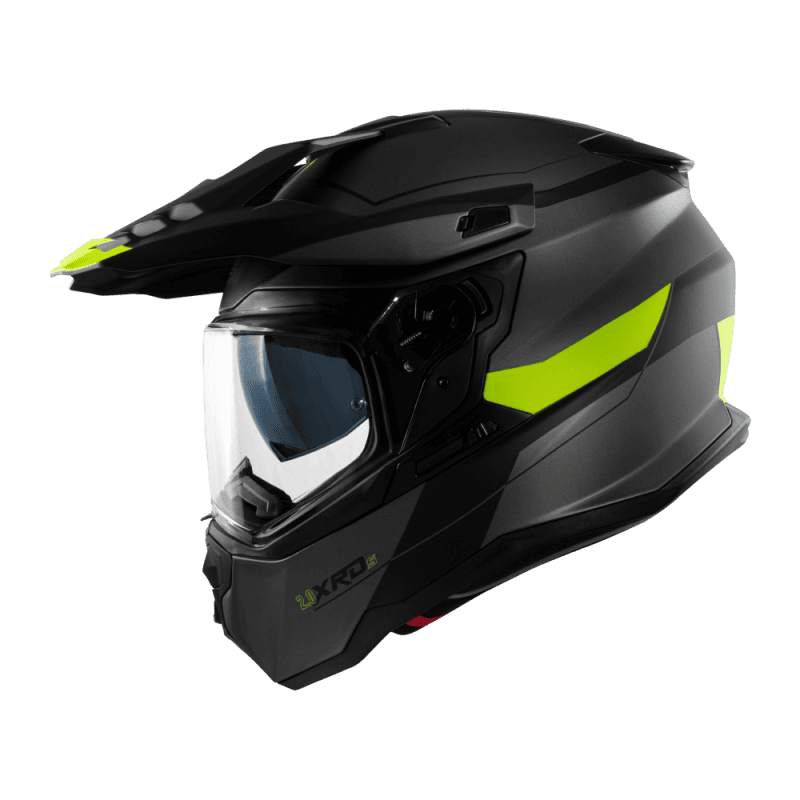 Casco Integral CMS XRDS 2.0 RIDGE YELLOW REFLEX MT – Alta Visibilidad Flúor, Visor Solar y Seguridad ECE 22.06