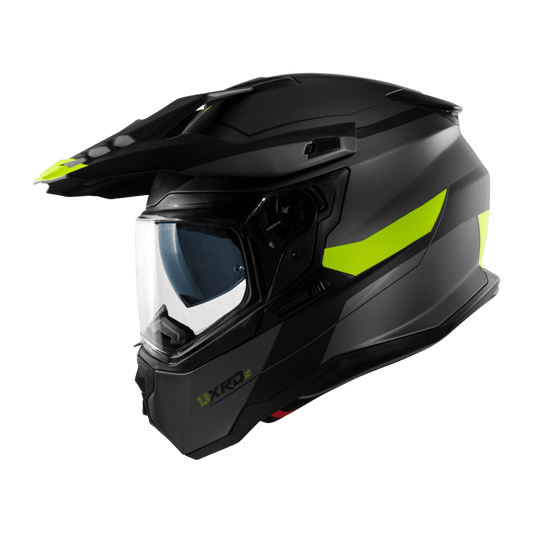 Casco moto Integral CMS XRDS 2.0 Ridge Yellow Reflex - URA Moto