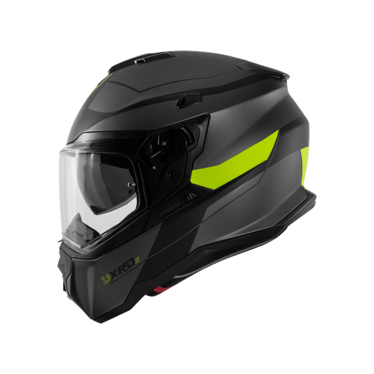 Casco moto Integral CMS XRDS 2.0 Ridge Yellow Reflex - URA Moto