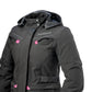 Chaqueta Invierno Moto Mujer Rainers Ilenia Rosa - URA Moto