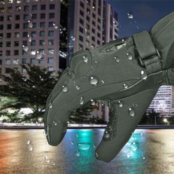 Guante Invierno Invictus Artic Gris Unisex - Homologado Térmico Impermeable - URA Moto