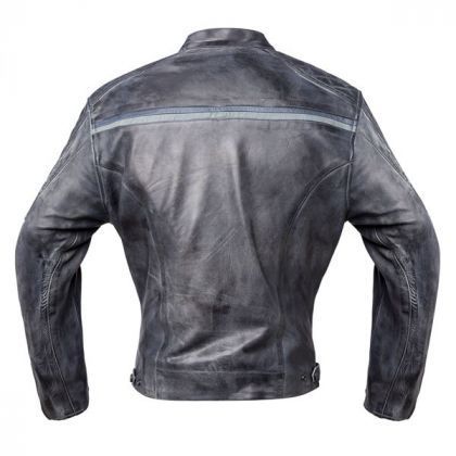 Chaqueta Cuero Envejecido Invictus Dedalo Unisex - Vintage Cafe Racer - URA Moto
