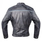 Chaqueta Cuero Envejecido Invictus Dedalo Unisex - Vintage Cafe Racer - URA Moto