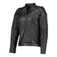 Chaqueta Cuero Mujer Invictus Electra Negra - Retro Todo Tiempo - URA Moto