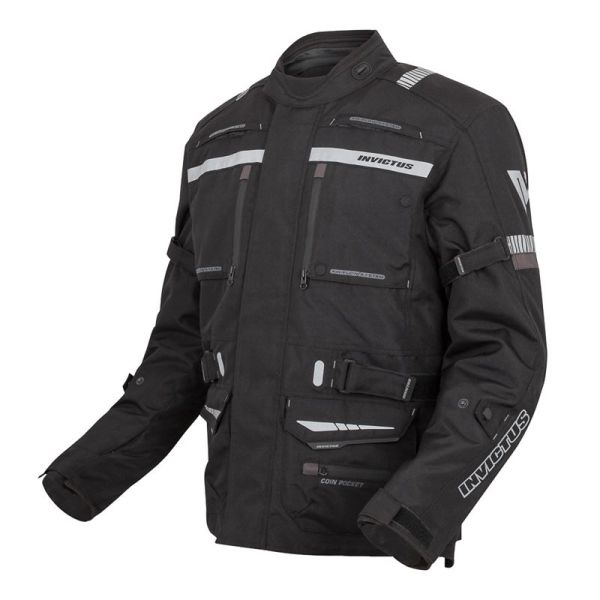 Chaqueta Tricapa Invictus Heracles Gris Hombre - All Road Todo Tiempo - URA Moto