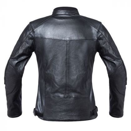 Chaqueta corta de moto mujer Invictus Diana Black Grey