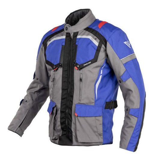 Chaqueta Tricapa Invictus Tulkas Azul Roja Unisex - Touring Todo Tiempo - URA Moto
