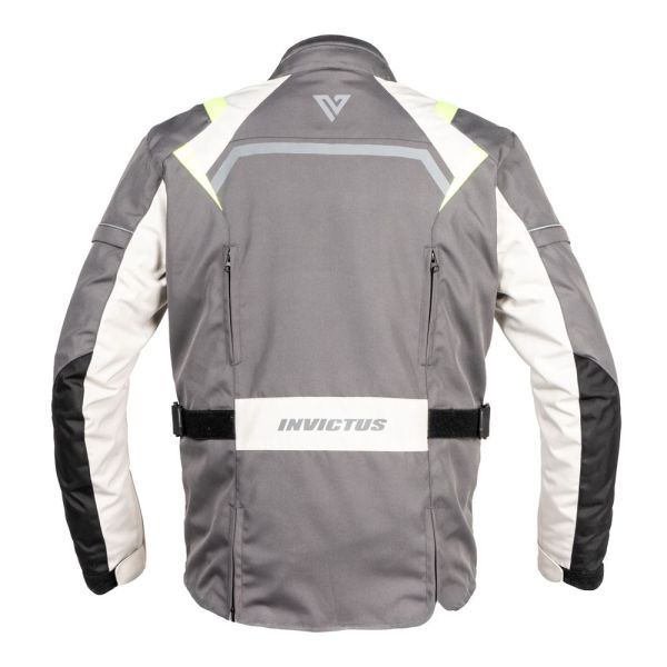 Chaqueta Tricapa Invictus Tulkas Gris Unisex - Touring Todo Tiempo - URA Moto