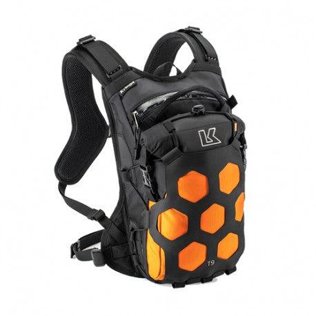Mochila Kriega Trail 9 Adventure Backpack Naranja Fluor - URA Moto