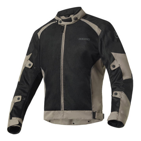 Levior Arashi 2 Taupe/Negro Chaqueta Moto Hombre Verano Trail Homologada CE