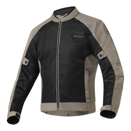 Levior Imbat 2 Taupe/Negro Chaqueta Moto Hombre Verano Naked CE Clase A - URA Moto