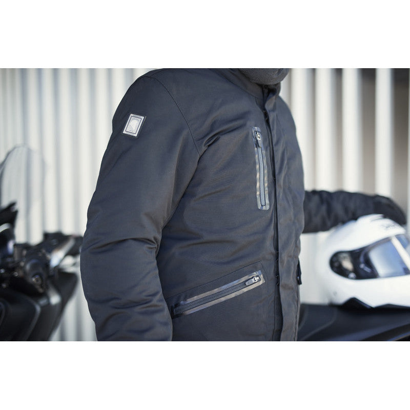 Chaqueta Moto Cordura Levior Kirei City WP Negra - URA Moto