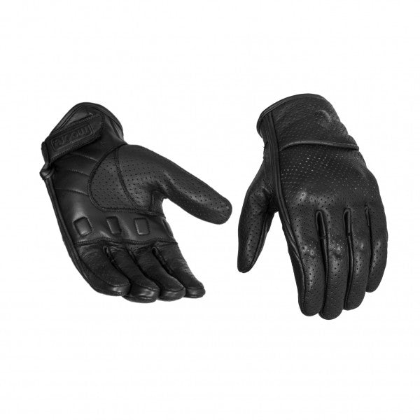 Guante Moto Moore Sport Leather Negro - URA Moto