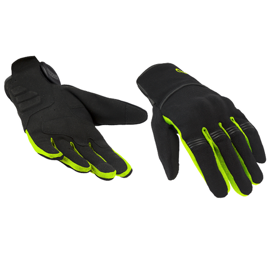 Guante Moto Moore Speed Negro y Fluo - URA Moto