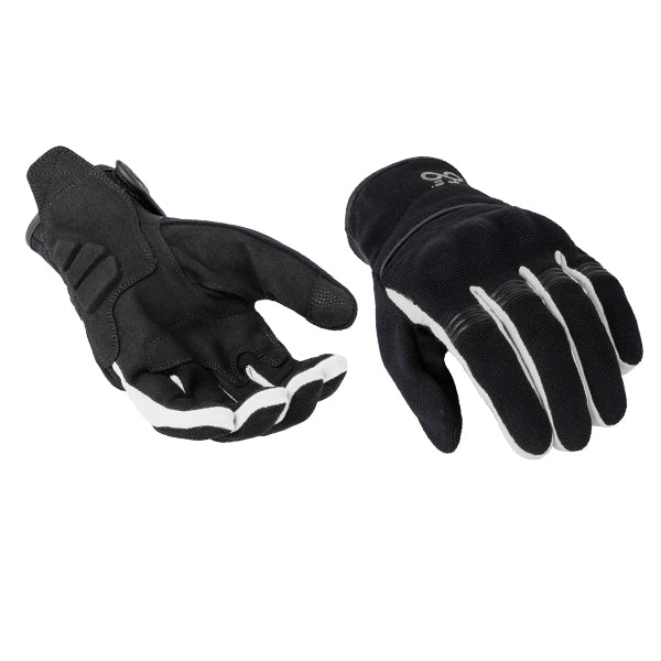 Guante Moto Moore Speed Negro y Blanco - URA Moto
