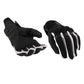Guante Moto Moore Mujer Speed Negro y Blanco - URA Moto