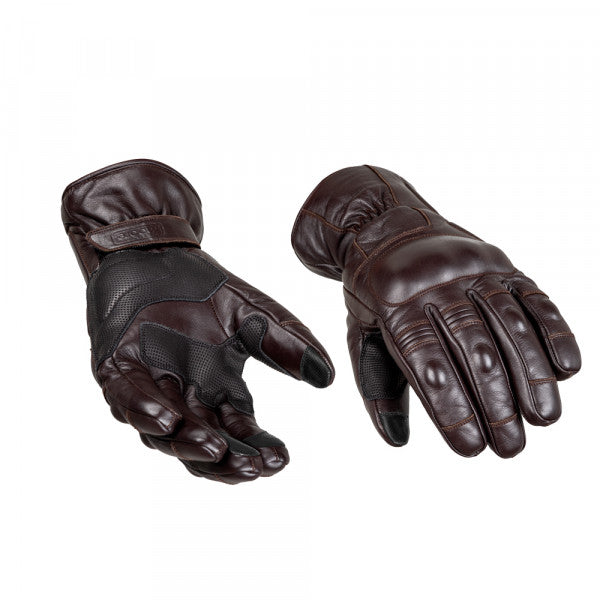 Guante Moto Moore Sport Winter Marrón - URA Moto