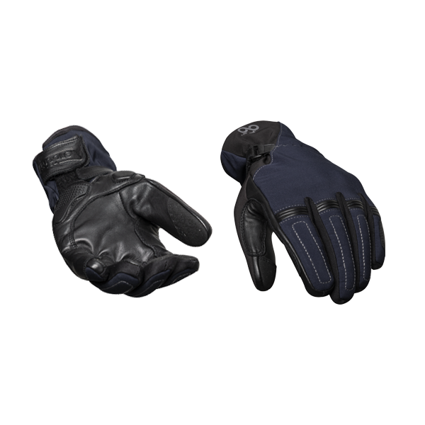 Guante Moto Moore Latitude Azul y Negro - URA Moto