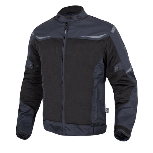 Chaqueta Cordura Moto Moore Air Azul y Negro - URA Moto