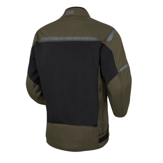 Chaqueta Cordura Moto Moore Air Ceniza y Negro - URA Moto