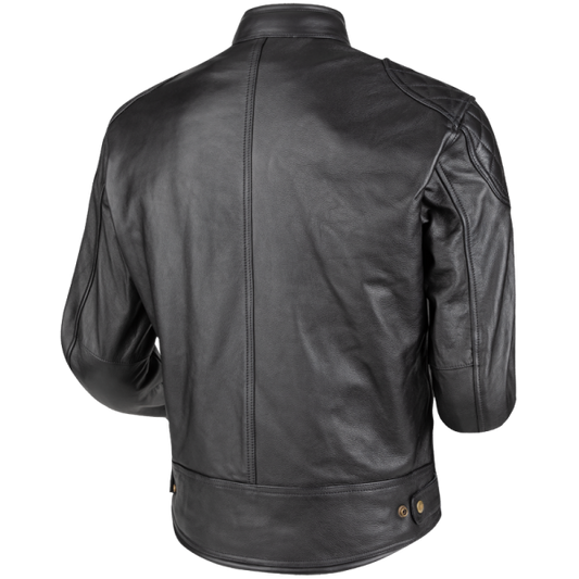 Chaqueta Moto Cuero Moore Race 2 Negra - URA Moto