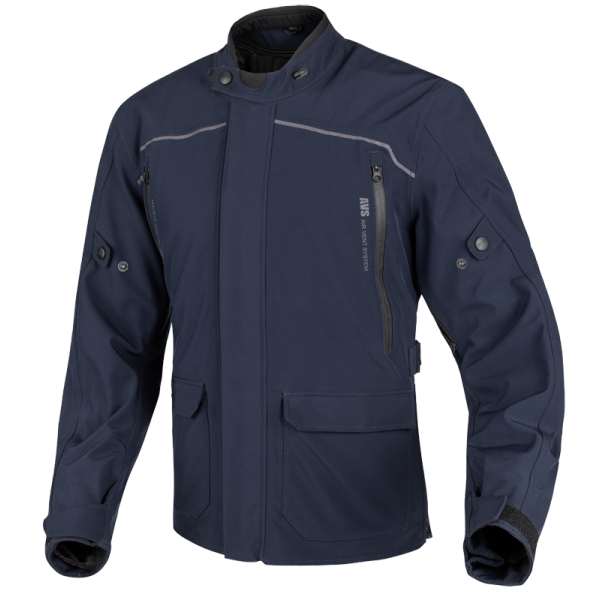 Chaqueta Cordura Moto Moore Latitude Azul - URA Moto