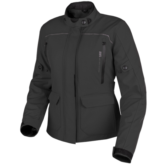 Chaqueta Cordura Moto Moore Latitude Mujer Negro - URA Moto