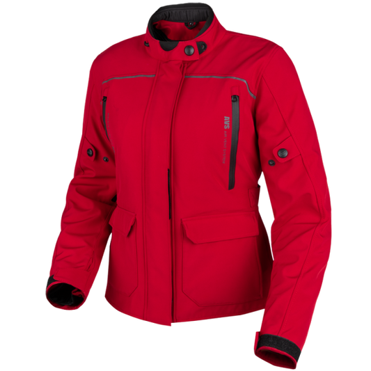 Chaqueta Cordura Moto Moore Latitude Mujer Rojo - URA Moto