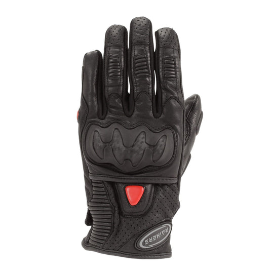 Guantes Moto Verano Rainers Omega Negros - URA Moto