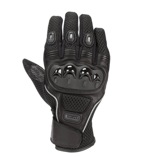 Guantes Moto Verano Rainers Radial Negros - URA Moto