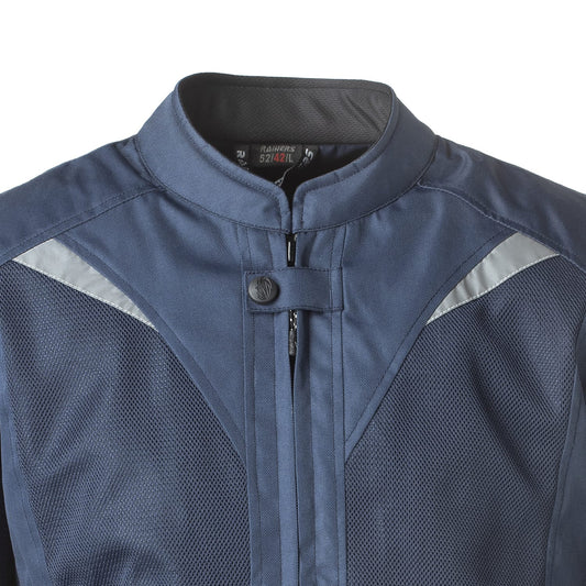 Chaqueta Moto Verano Cordura Rainers Riverside Azul - URA Moto