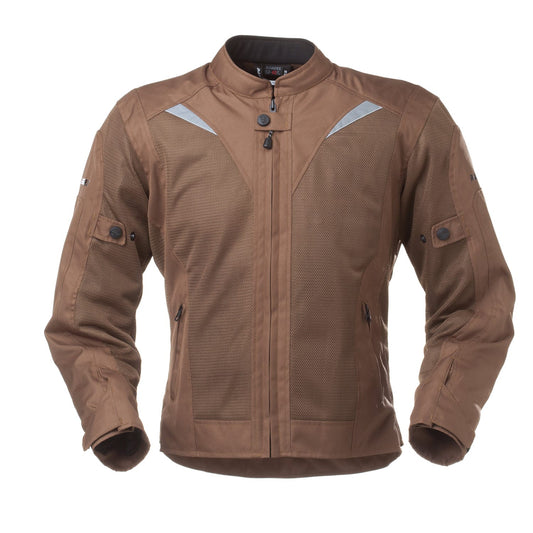 Chaqueta Moto Verano Cordura Rainers Riverside Marrón - URA Moto