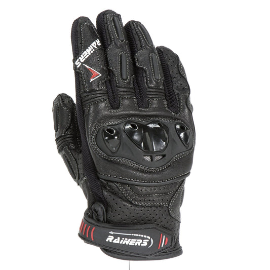 Guantes Moto Verano Rainers Road Negro - URA Moto