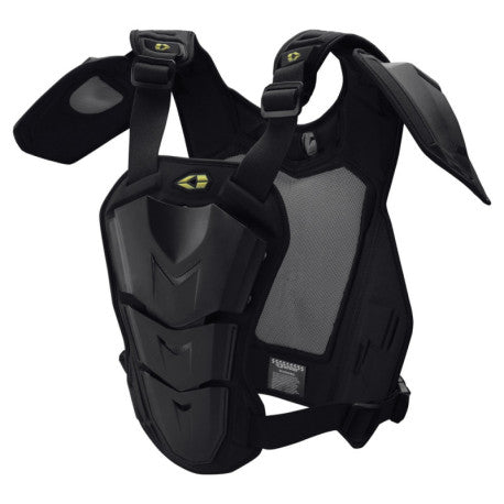 PETO EVS Revo 5 Roost Deflector Negro/Amarillo | Protector Pecho MX Off-Road - URA Moto