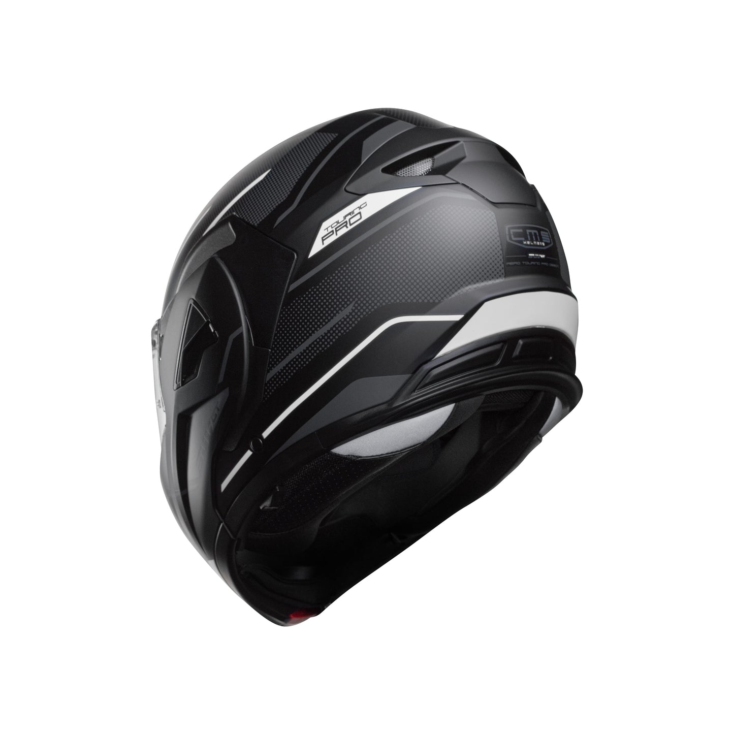 Casco Modular CMS SUV GT TOURING PRO ICE WHITE MT – Abatible, Visor Solar Integrado y Seguridad ECE 22.06 de Alta Visibilidad