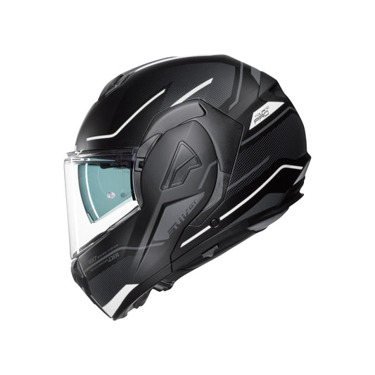 Casco Modular CMS SUV GT TOURING PRO ICE WHITE MT – Abatible, Visor Solar Integrado y Seguridad ECE 22.06 de Alta Visibilidad