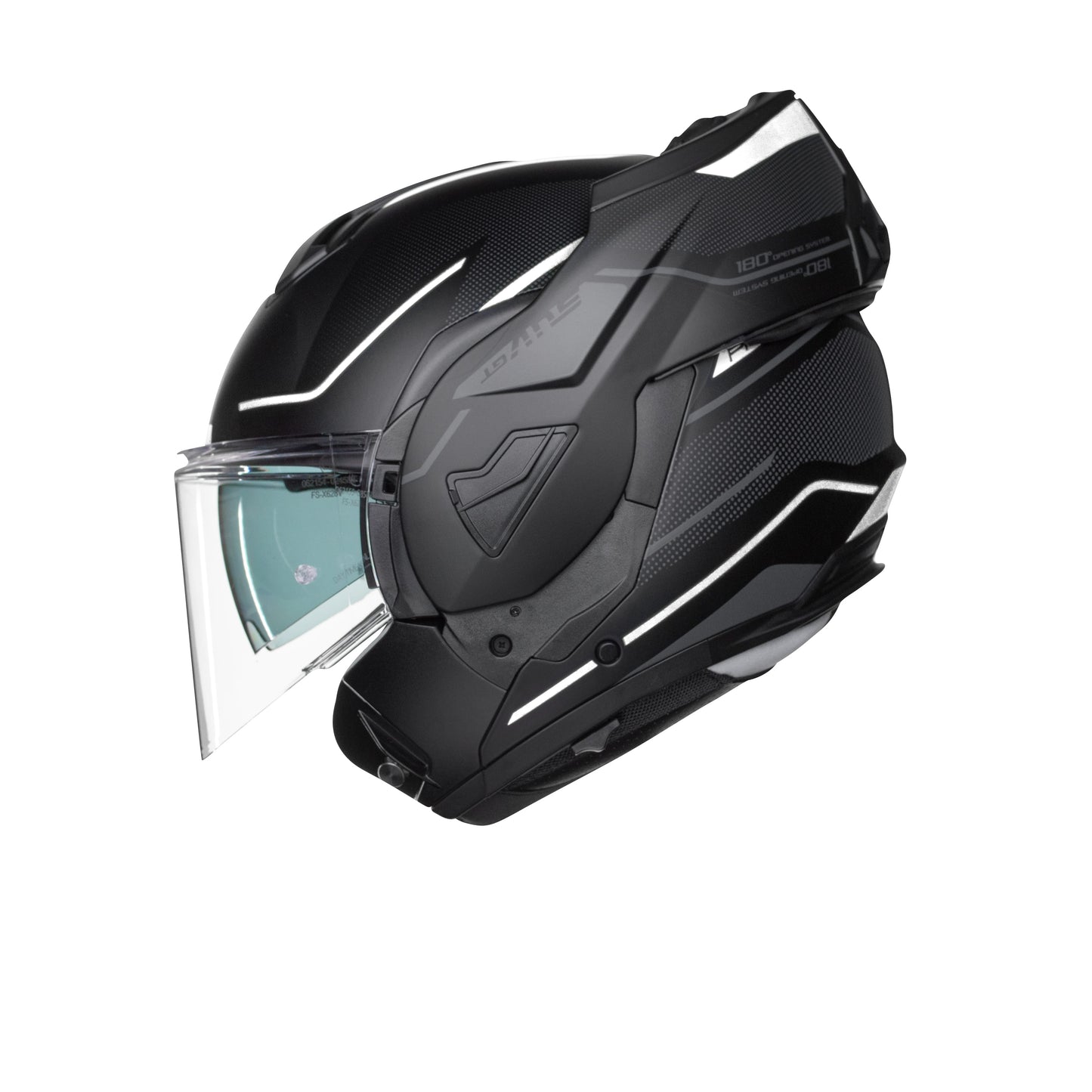 Casco Modular CMS SUV GT TOURING PRO ICE WHITE MT – Abatible, Visor Solar Integrado y Seguridad ECE 22.06 de Alta Visibilidad