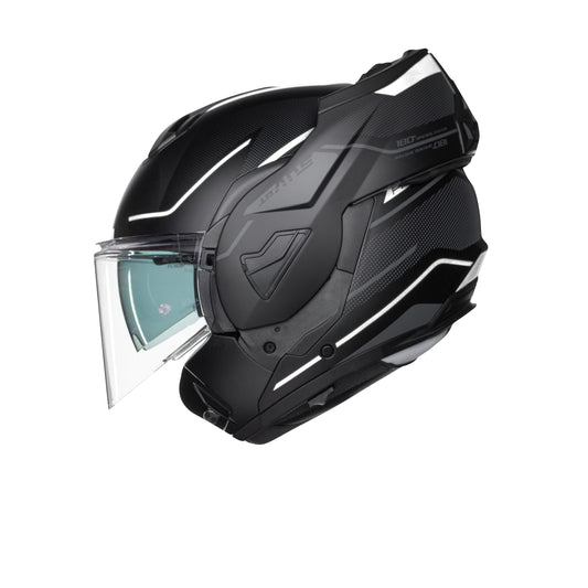 Casco Modular CMS SUV GT TOURING PRO ICE WHITE MT – Abatible, Visor Solar Integrado y Seguridad ECE 22.06 de Alta Visibilidad