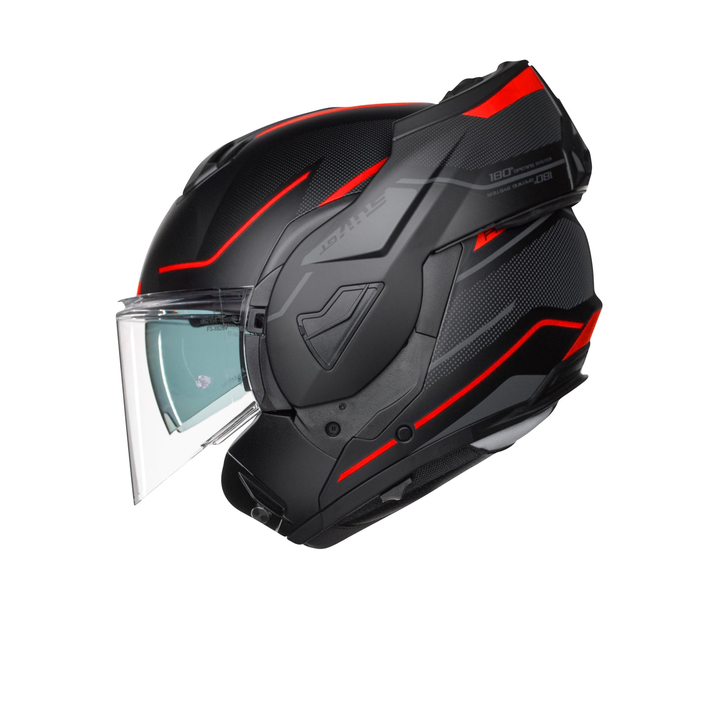 Casco Modular CMS SUV GT TOURING PRO RED MT – Abatible con Visor Solar, ECE 22.06 y Confort Touring