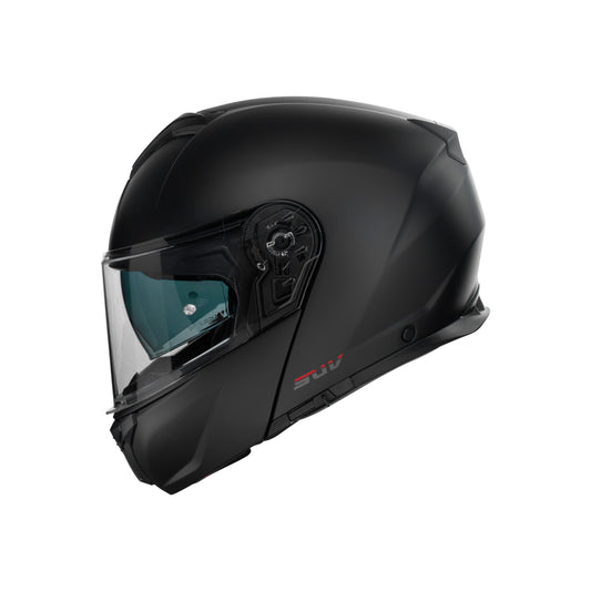 Casco Modular CMS SUV PLAIN BLACK MT – Abatible Negro Mate con Visor Solar, ECE 22.06 y Máximo Confort Touring