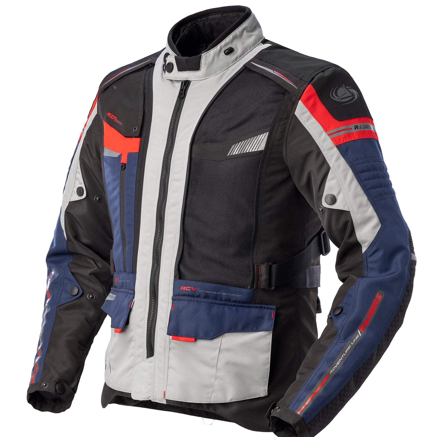 Chaqueta Moto 4 Estaciones Adventure TRIVOR Azul CE Nivel A Rainers