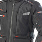 Chaqueta moto 4 Estaciones Adventure Rainers TRIVOR-N negra - URA Moto