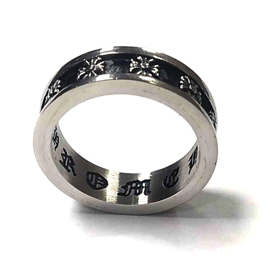 Anillo Acero Alianza Cruz Catara
