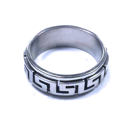 Anillo Acero Alianza Antiestres Grecia