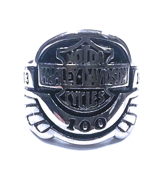 Anillo Acero Harley Centenario