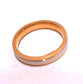 Anillo Acero Alianza Cromado-Dorado - URA Moto